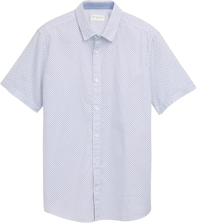 Detalle de TOM TAILOR 1046076 Camicia da uomo: comfort e vestibilità comoda per l’uso quotidiano