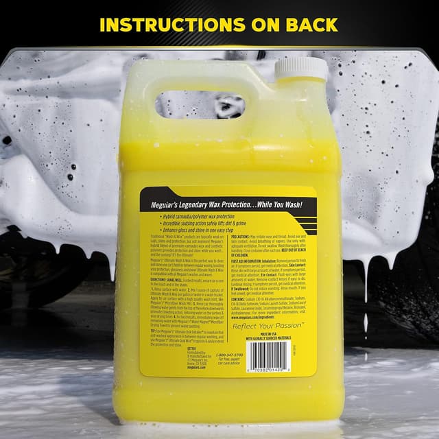 Thumbnail 6 de Meguiar’s Ultimate Wash and Wax pH Neutral Car Wash Soap (Wash & Wax in One)