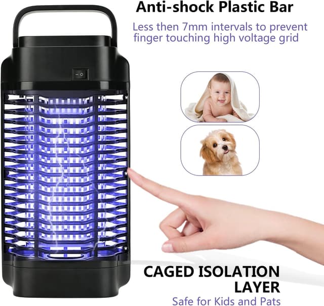 Detalle de Bug Zapper 4200V 18W Electric Mosquito Killer