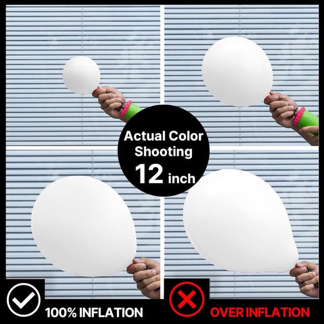 Thumbnail 3 de PartyWoo White Balloons 140 pcs