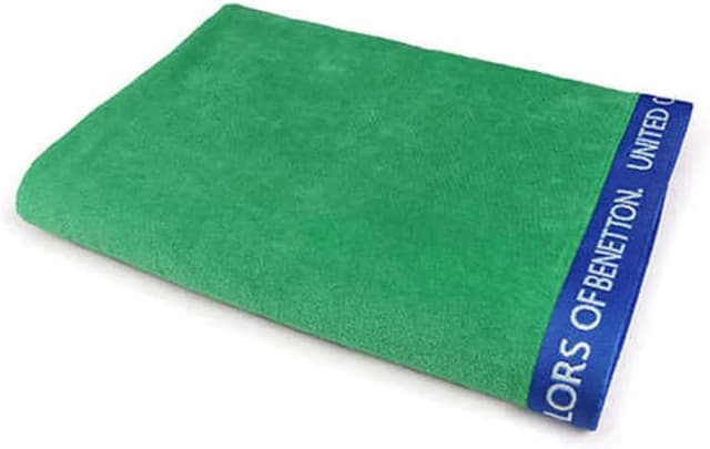 Detalle 2 de Benetton Toalla de Playa Velour Azul Rainbow 90x160cm