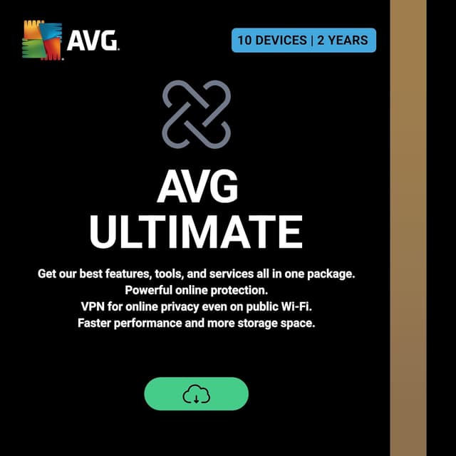 Detalle de AVG Ultimate 2026: 10 Devices, 2 Years