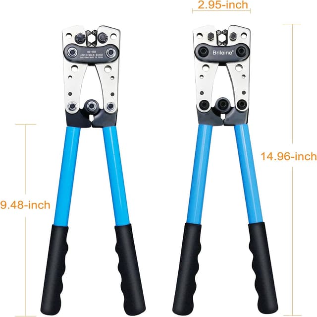 Detalle de Brileine Battery Cable Crimping Tool Kit 6–50 mm²