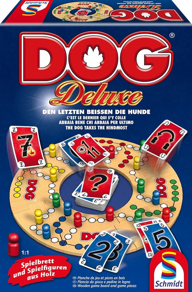 Detalle de Schmidt Spiele 49274 Dog Deluxe – Gioco di società per 2–6 giocatori