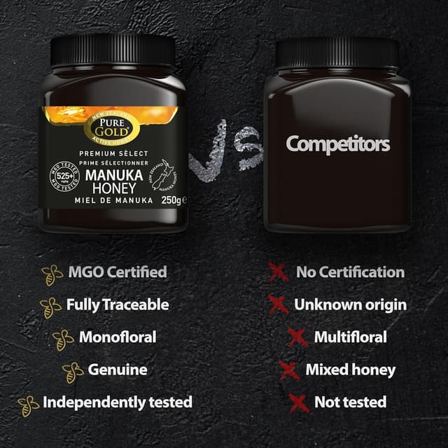 Thumbnail 6 de Premium Manuka-Honig MGO 525 mg + 250 g – Pure Gold aus Neuseeland