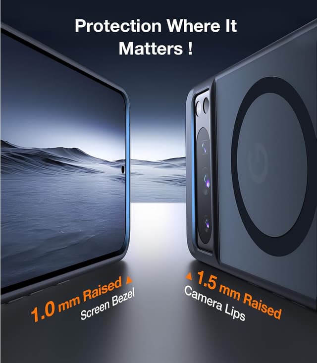 Detalle de TORRAS Magnetic & Stand Case for Google Pixel 8 Pro (MagSafe fit) with Built-In Kickstand