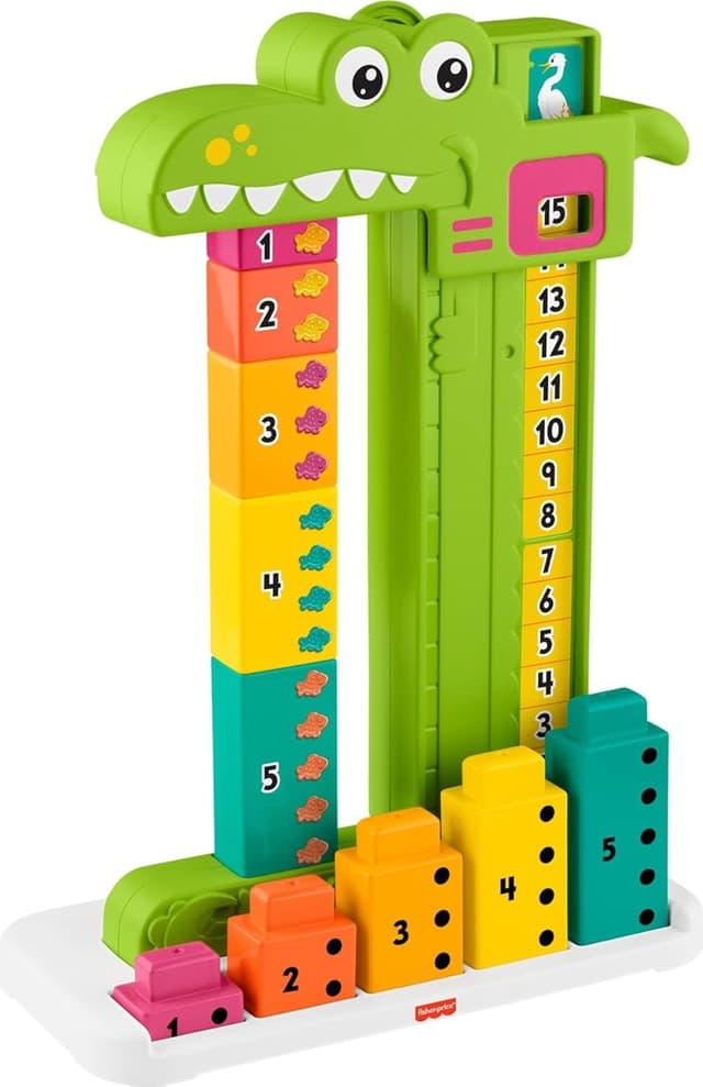 Detalle de Fisher-Price L’Alligator des additions, 10 blocs