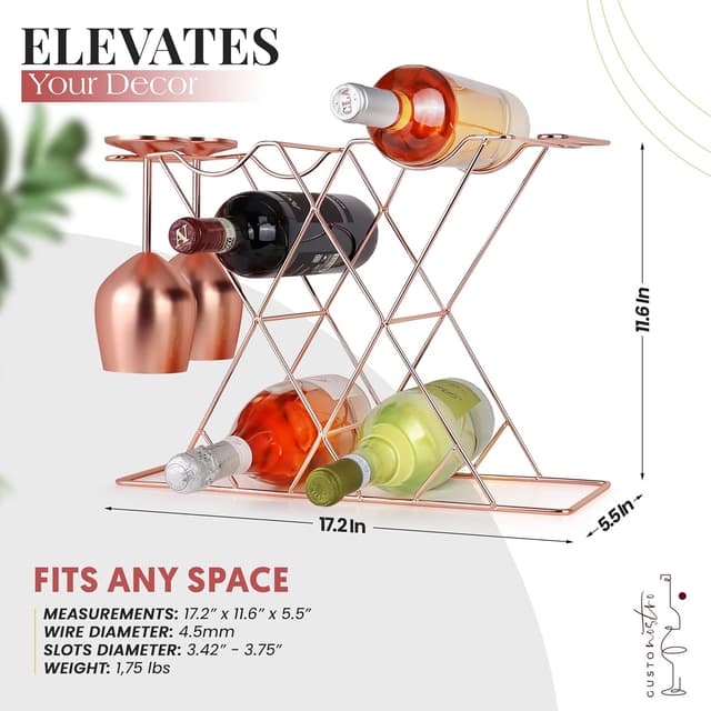 Thumbnail 2 de Gusto Nostro Portabottiglie Oro Rosa