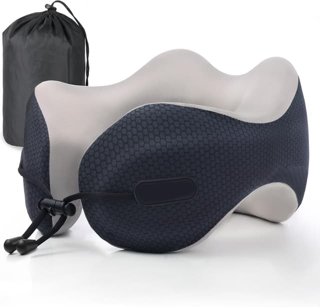 Imagen de Radikor Cuscino da viaggio ergonomico in memory foam per collo en OfertitasTOP