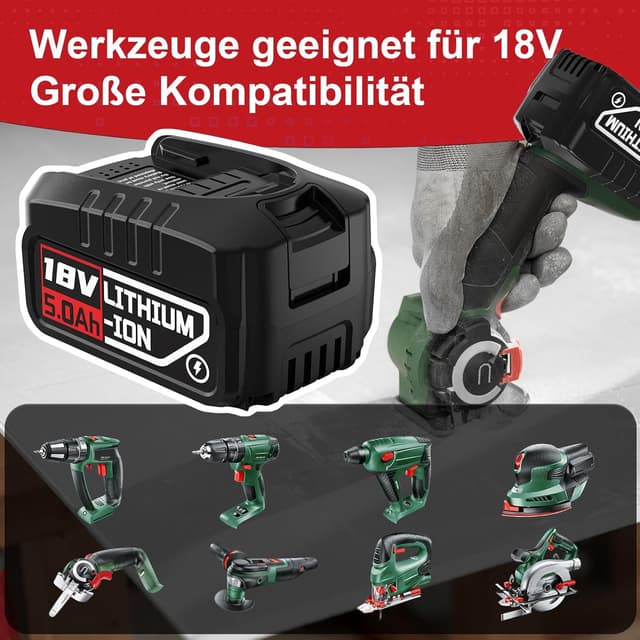 Thumbnail 3 de Bosch 18V Ersatzakku 5000mAh für Gartenwerkzeuge