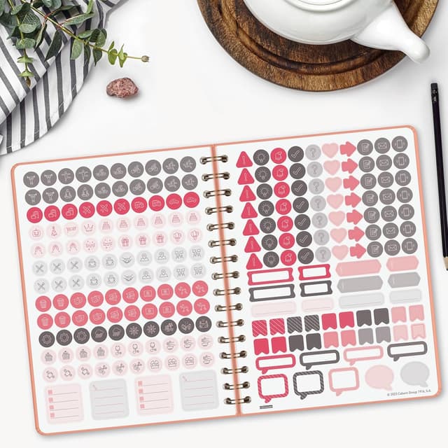 Thumbnail 3 de Finocam Agenda Spirale 2026 Corail