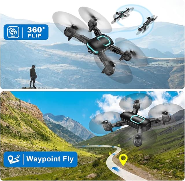 Thumbnail 4 de Unknown Brand Foldable Drone 1080P Camera 📷