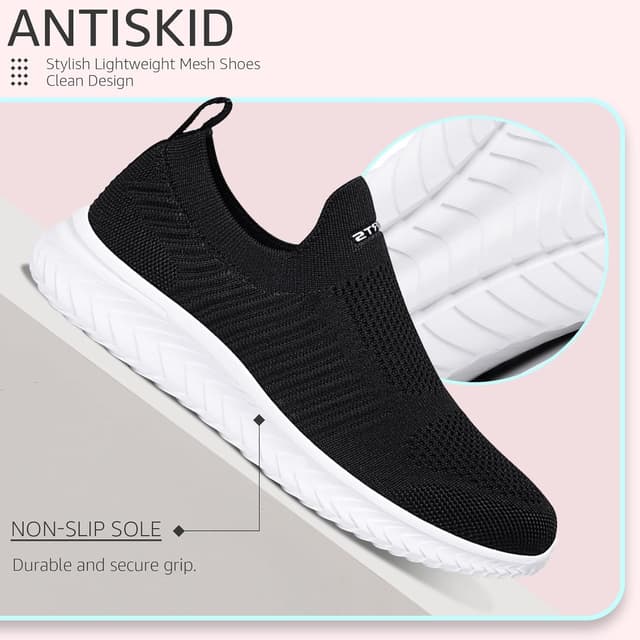 Detalle de Littleplum Damen Sneaker atmungsaktiv – leichte Turnschuhe für Alltag, Spaziergänge & Fitness