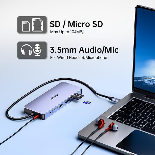 Thumbnail 6 de Melelink 15-in-1 USB C docking station