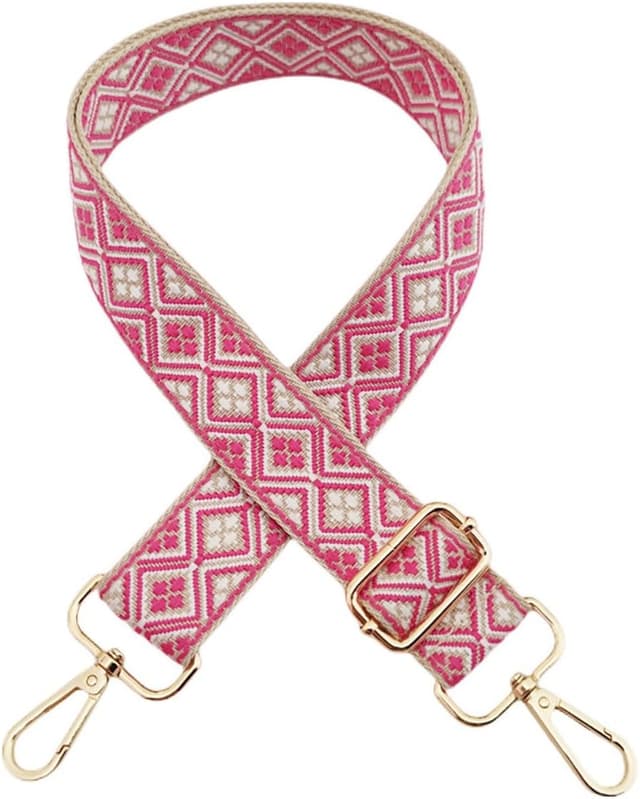 Thumbnail 6 de Verstellbarer Taschengurt (3,8 cm) mit Karabiner – Breiter Schultergurt zum Wechseln für Damen, Schwarz-Dunkelblau, 318