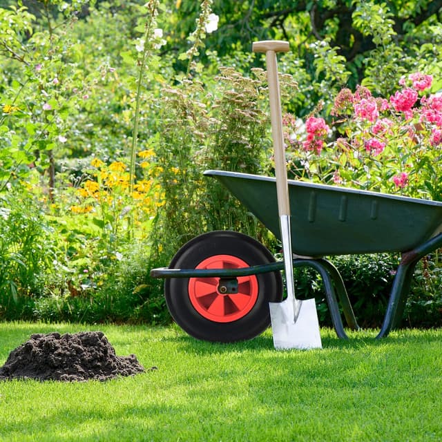 Detalle 2 de Relaxdays Ruota Carriola 4.80/4.00-8 Gomma Piena