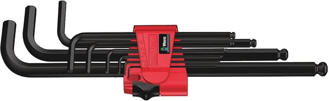 Detalle de Wera 950 PKL/9 BM N Hex-Plus Ball-end BlackLaser L-key set (9pc)