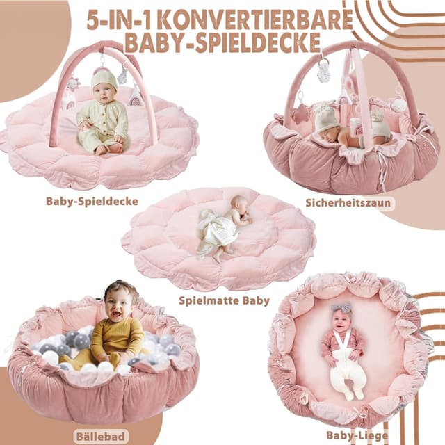 Thumbnail 1 de Mallify 5-in-1 Baby-Gym Wandelbares Spielset