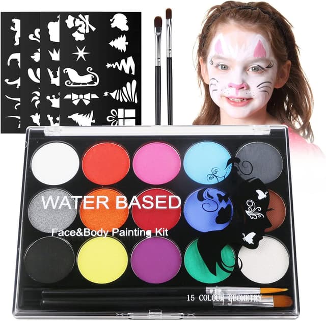 Detalle de URAQT Face Paint 15-Colour Palette
