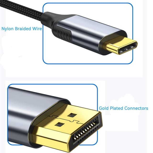 Detalle de USB-C to DisplayPort Cable (6FT/1.8m) with 4K@60Hz for USB-C devices
