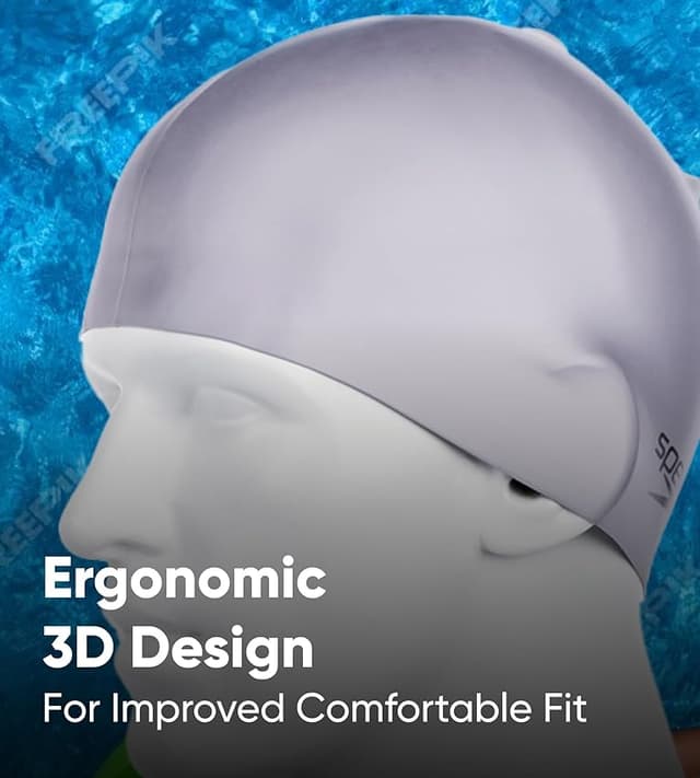 Thumbnail 5 de Speedo Plain Moulded Silicone Cap Gorro de natación Negra talla única