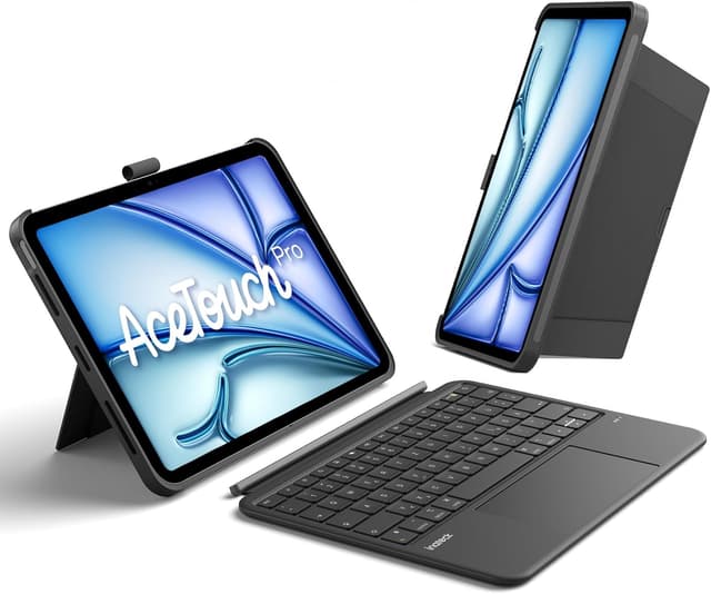 Detalle de Inateck iPad Air 11 Hülle mit Tastatur