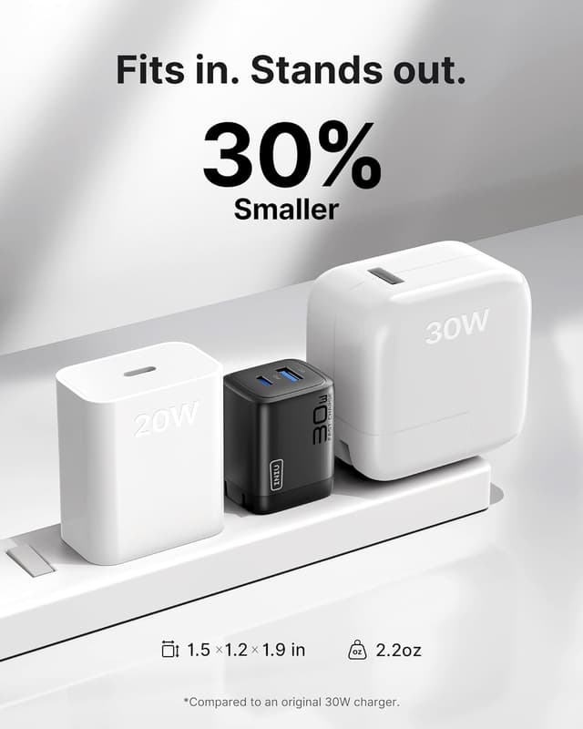 Thumbnail 5 de INIU 30W GaN Type-C Charger for iPhone 17 (2-Pack)