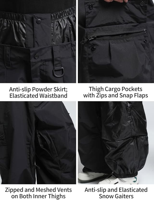 Thumbnail 4 de GSOU SNOW Pantalon de Ski Baggy 20 000 mm