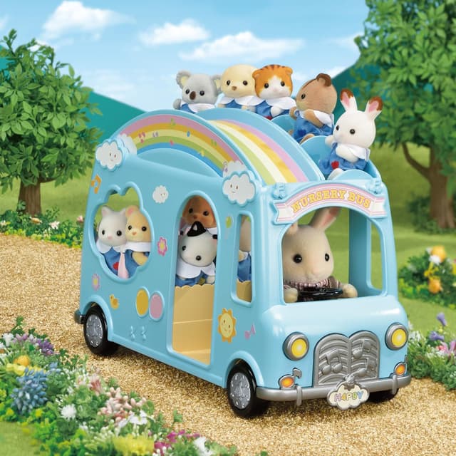 Detalle 2 de Coffret cadeau Sylvanian Families « Le Royaume des bébés » (2 figurines + 25 accessoires) 5670