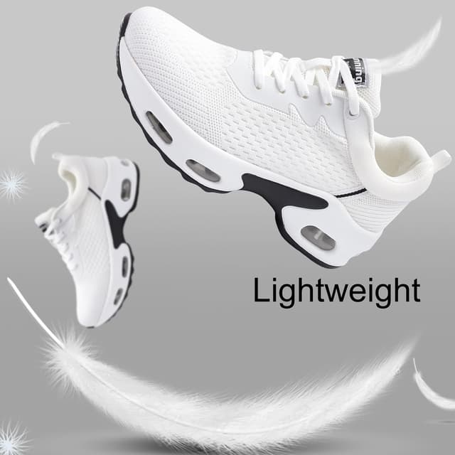 Detalle de M-JWDM Women’s Air Cushion Arch Support Trainers with Memory Foam