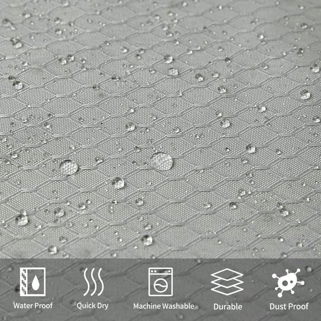 Detalle 2 de Furlinic Tenda doccia anti muffa Waffle 180x210