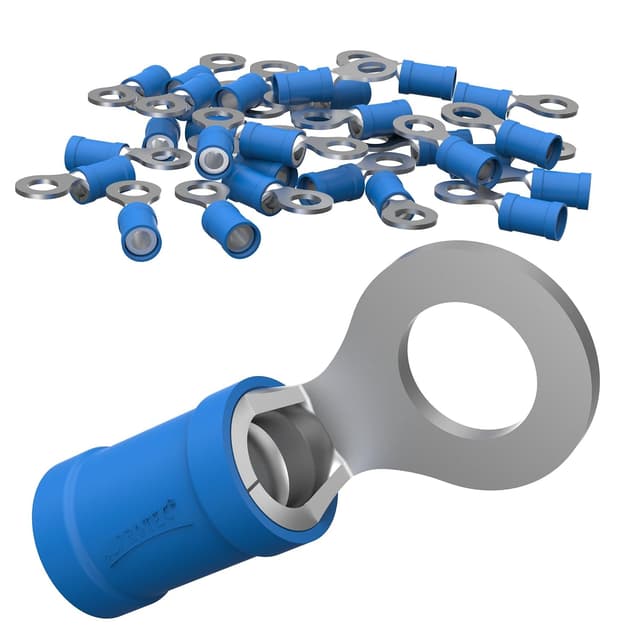 Thumbnail 5 de AUPROTEC 25x Ringkabelschuhe 4,0-6,0 mmÂČ đ