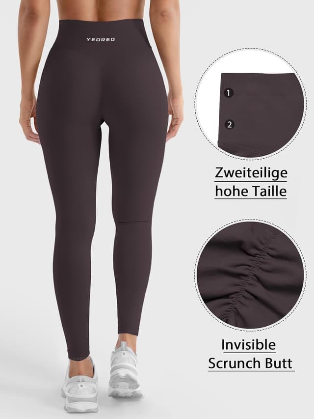 Thumbnail 3 de YEOREO Damen Sportleggings mit 90% Nylon