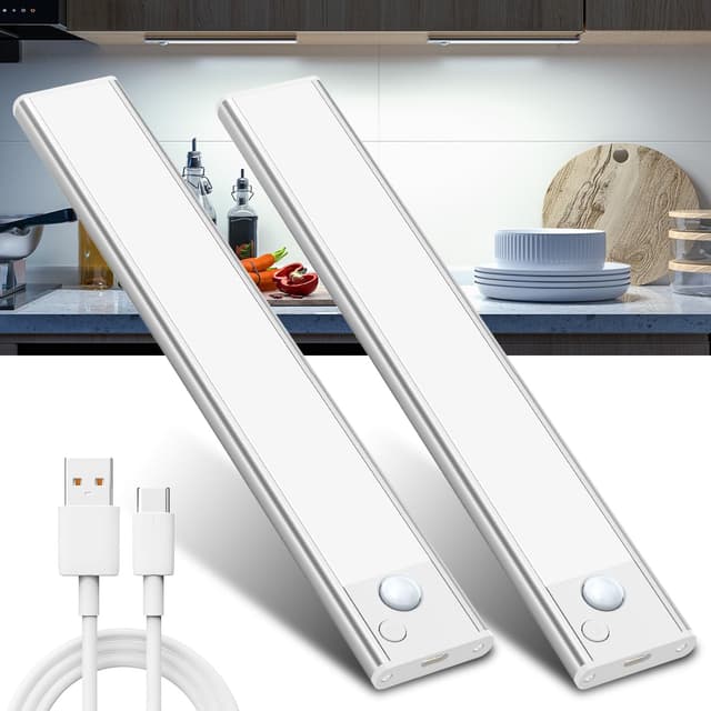 Imagen de Lampe LED rechargeable réglette détecteur de mouvement pour cuisine en OfertitasTOP