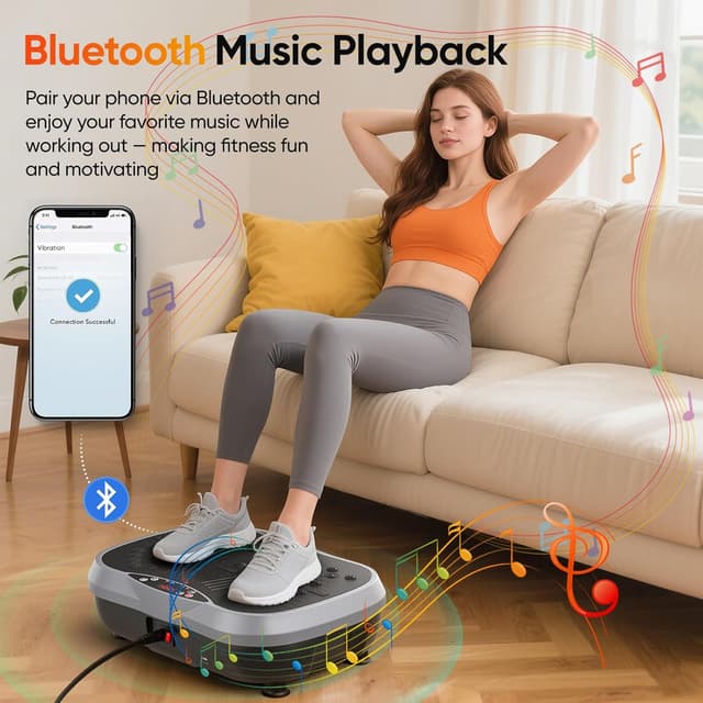 Thumbnail 4 de Kidken Vibrationsplatte Ganzkörper-Workout