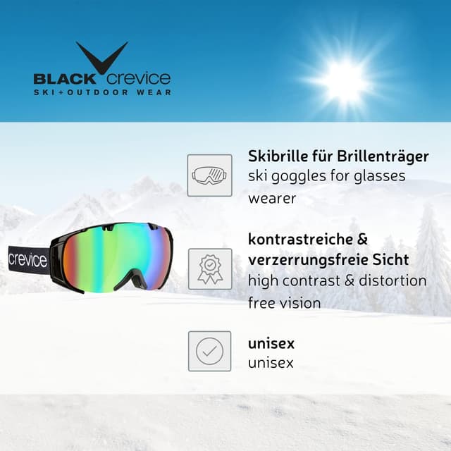 Thumbnail 1 de Black Crevice Flachau Occhiali da sci Unisex