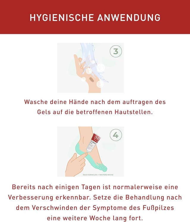 Detalle de N1 Fußpilz Gel 5x30 ml gegen Fußpilz