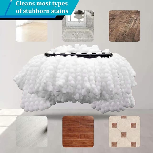 Thumbnail 5 de ALIANSHENG Spin Mop Head Replacement Set