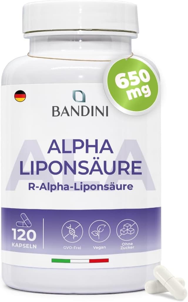 Detalle de Bandini Alpha-Liponsäure 650 mg 120 Kapseln