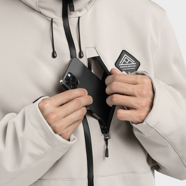 Detalle 2 de Siroko W2 Cerro - Chaqueta de esquí para hombre