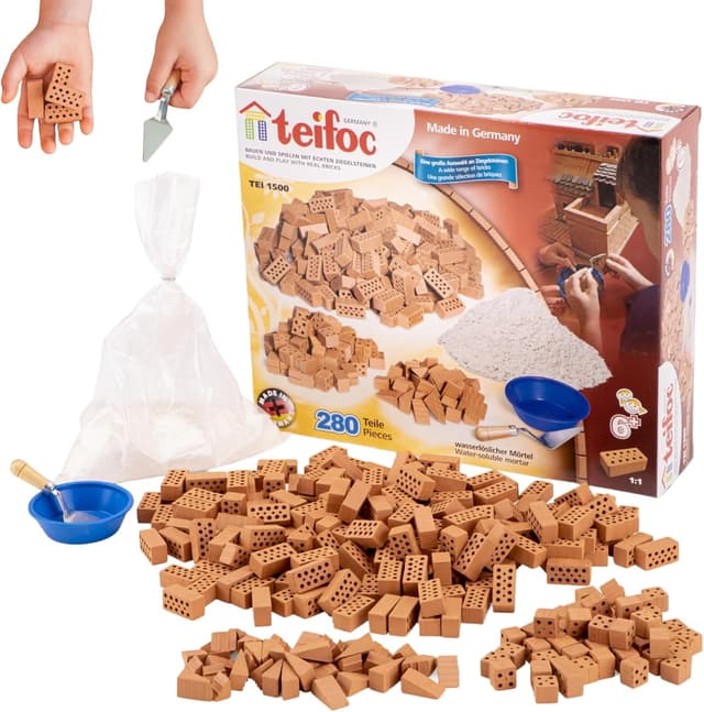 Detalle de teifoc 1500 Steinbaukasten XXL Bastelset 🧱