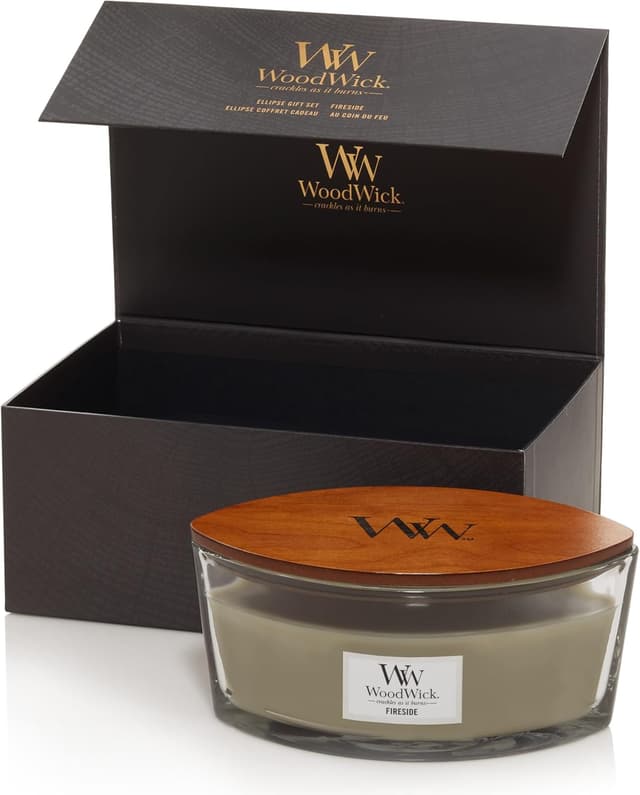 Imagen de Woodwick Candela Fireside 50 ore en OfertitasTOP