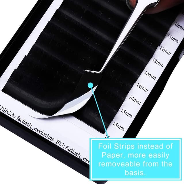 Detalle 1 de FADLASH Ciglia Finte Ciuffetti 0,07mm D Curl