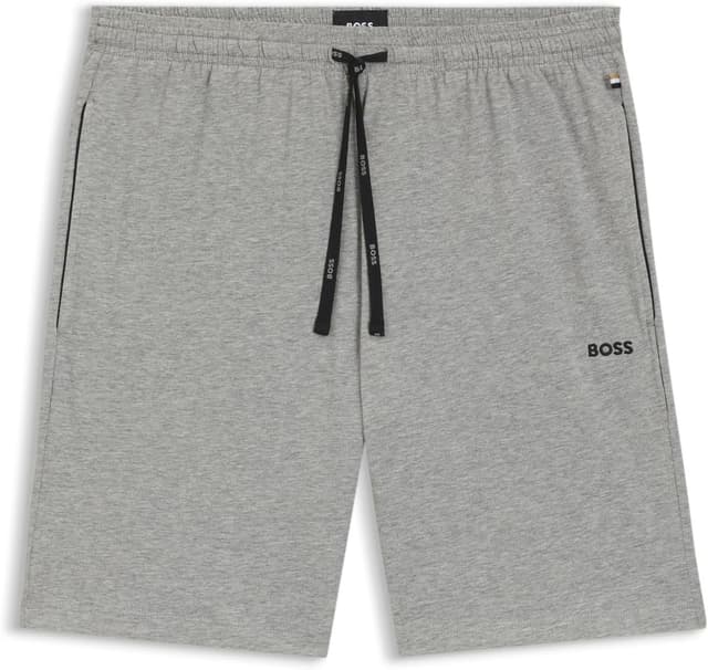 Detalle de BOSS Homme Mix&Match Short CW en coton stretch à logo brodé