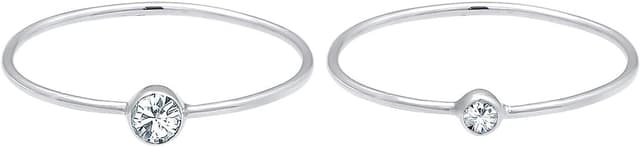 Thumbnail 1 de Elli Damen Ring Set Elegant Basic 925