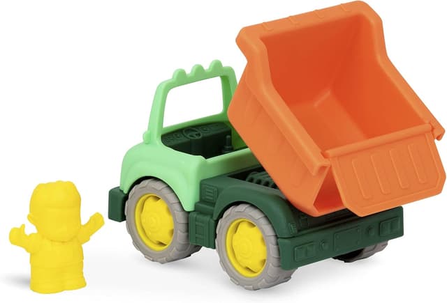 Detalle de Battat Véhicules de Construction – Lot de 3 mini camions pour enfants dès 1 an