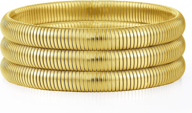 Imagen de Emibele Bangle Bracelet Set 8mm Stackable Bracelets en OfertitasTOP