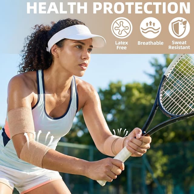 Detalle 2 de HONYAO self adhesive bandage 4.5m, 10 rolls