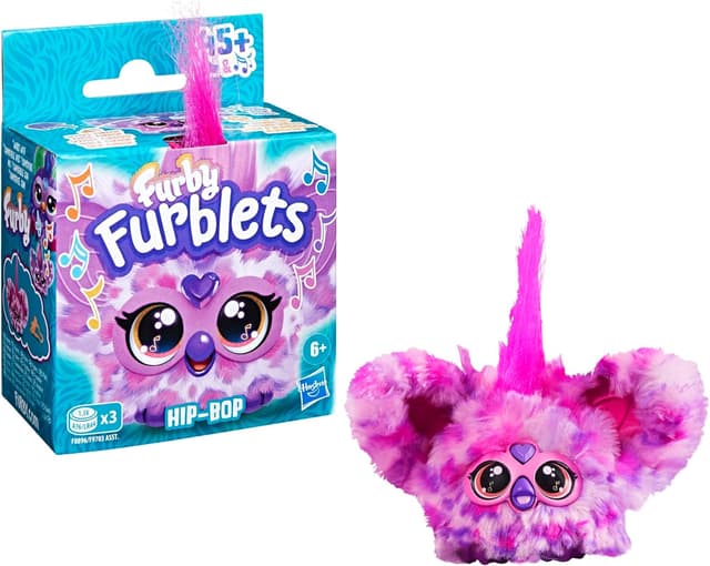 Detalle de Furby Furblets Hip-Bop 🧸 Minipeluche Electrónico de Juguete