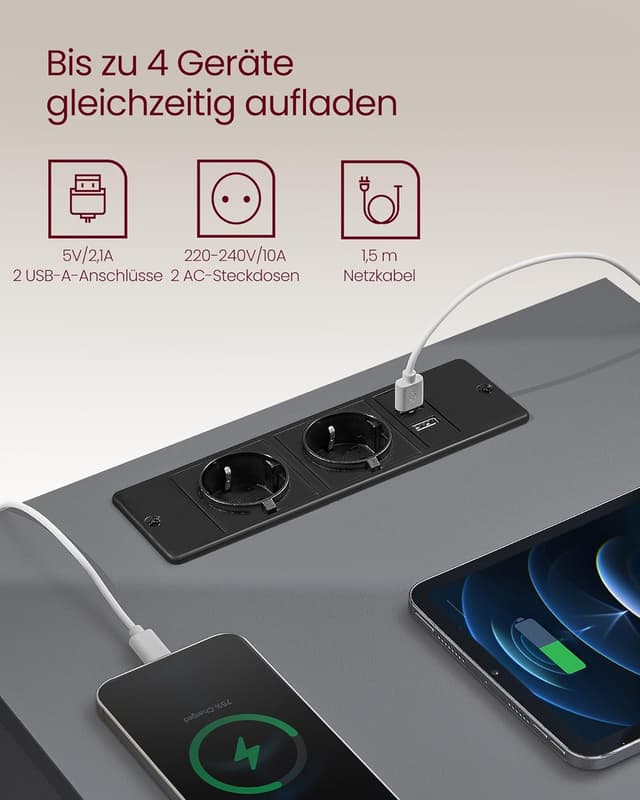 Thumbnail 4 de VASAGLE Kailyn Collection Nachttisch 2er Set